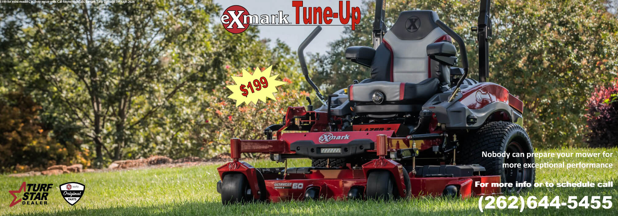 Exmark Spring Tune Up